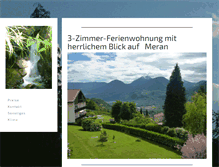 Tablet Screenshot of meran-ferienwohnung.com